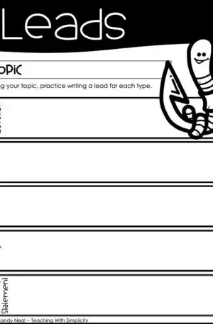 Leads Graphic Organizer 2