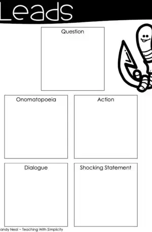 Leads Graphic Organizer 1