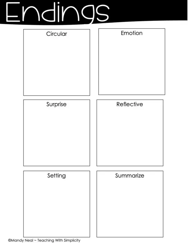 Powerful Ending Graphic Organizer 2