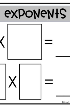 5th Grade Place Value - Exponents Math Mat