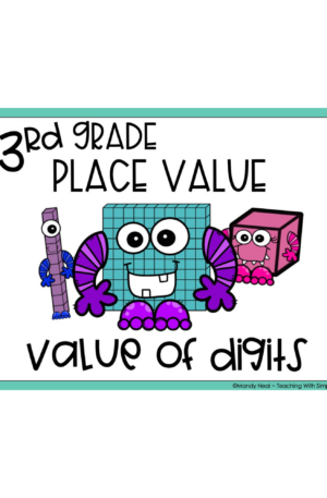 3rd Grade Value of Digits Math Center