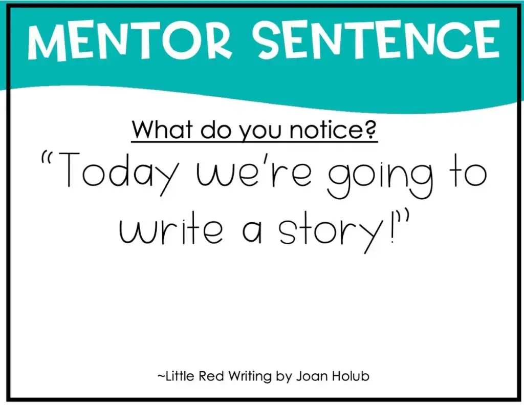 3rd Grade Types of Sentences Mentor Sentence (digital)