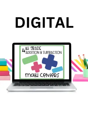 4th Grade Addition and Subtraction – Digital Math Centers