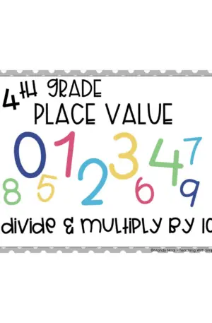 4th Grade Divide and Multiply Math Center