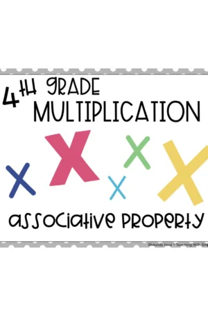 4th Grade Multiplication – Associative Property Math Center