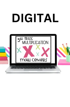 5th Grade Multiplication – Digital Math Centers