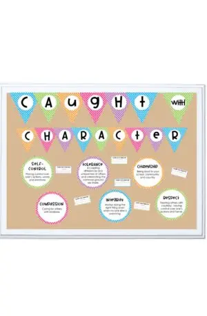 Caught with Character Bulletin Board