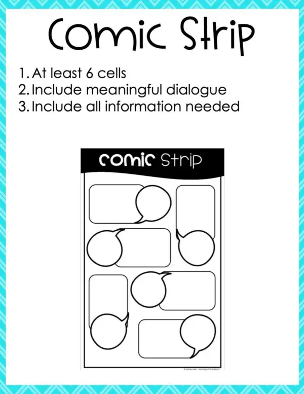 Choice Board: 1st Nine Weeks - Activity Posters (Color)