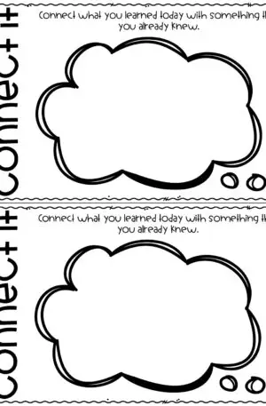 Connect It Exit Ticket