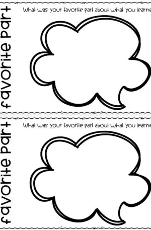 Exit Tickets for Any Lesson - "Favorite Part" (Printable)