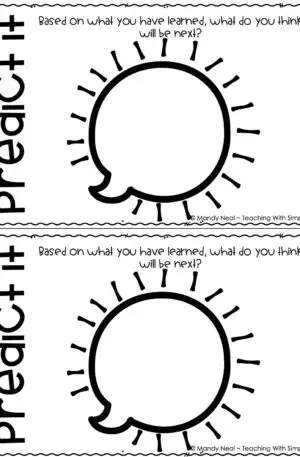 Exit Tickets for Any Lesson - "Predict It" (Printable)