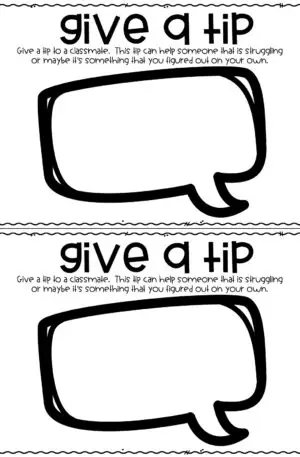 Exit Tickets for Any Lesson – “Give a Tip” (Printable)