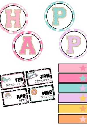 Pop of Pastel Birthday Board (Printable)