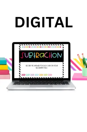 3rd Grade Subtraction Task Cards (Digital)