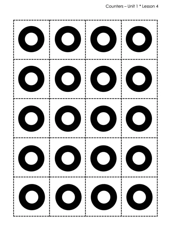 Printable Counters