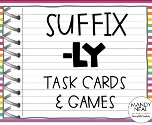 Morphology: -ly – Task Cards