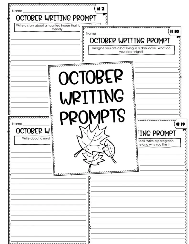 October Writing Prompts