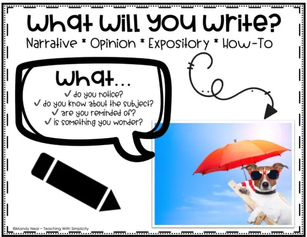 Paragraph Writing Prompts – Full Page Picture Prompts 30