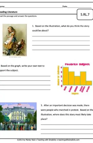 5th Grade ELA Assessment 7 (5.RL.7)