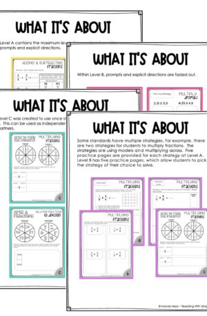 5th Grade Math Intervention Activities Implementation Guide