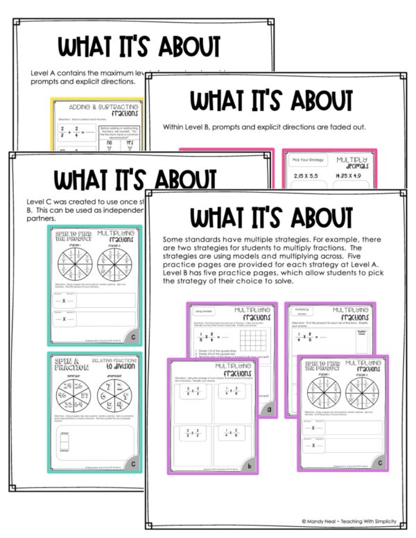 5th Grade Math Intervention Activities Implementation Guide