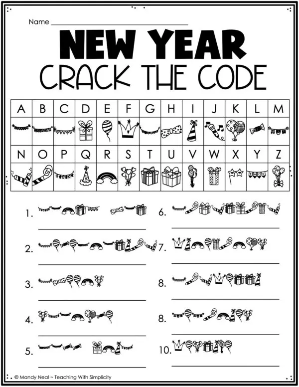 New Year Crack the Code