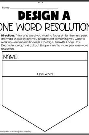 Design a One Word Resolution