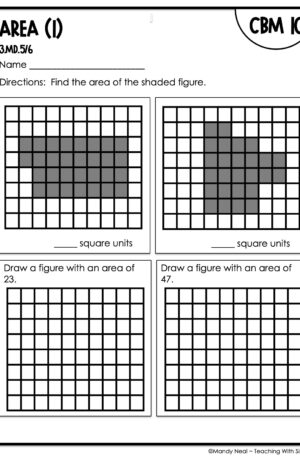 3rd Grade Area (1) Intervention Assessment 10