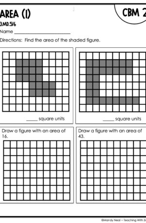 3rd Grade Area (1) Intervention Assessment 2