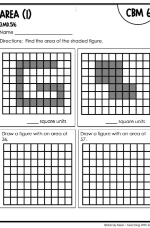 3rd Grade Area (1) Intervention Assessment 6