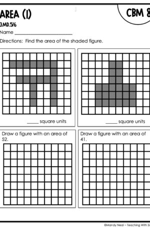 3rd Grade Area (1) Intervention Assessment 8