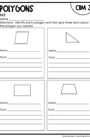 4th Grade Polygons Intervention Assessment 3